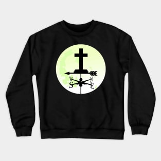 Tombstone Moon Weathervane Crewneck Sweatshirt